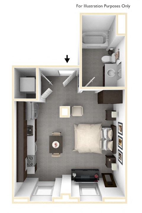 The Morton - Floor Plan 3D
